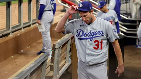 Dodgers' Max Scherzer on early exit from Game 2 of NLCS: 'I'm just ...