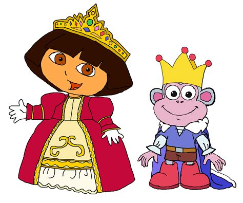 Princess Dora and Prince Boots - Dora the Explorer Fan Art (32842962) - Fanpop