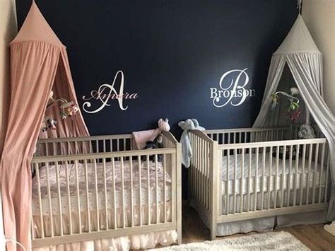 46 Unique Nursery Room Ideas For Baby Twins | Nursery baby room, Twin baby rooms, Nursery twins