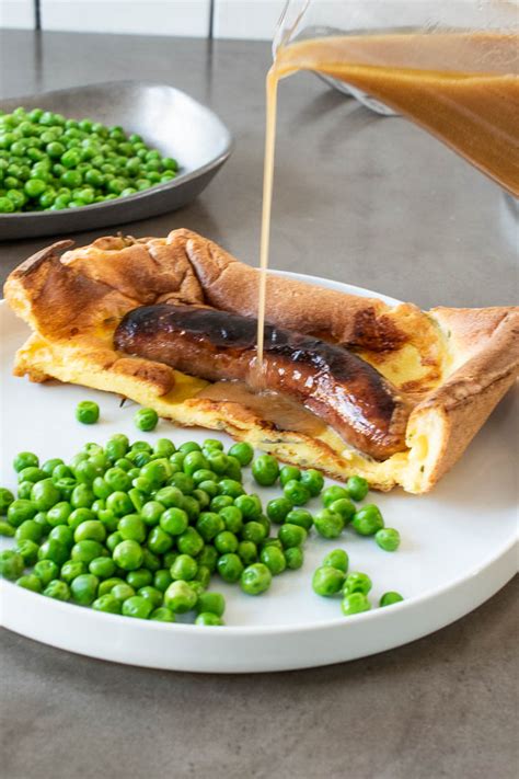 Easy Toad in the Hole with Onion Gravy - Culinary Ginger