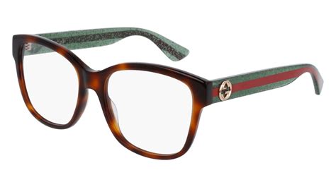 Gucci Urban GG0038O Eyeglasses 002 Havana - Walmart.com - Walmart.com