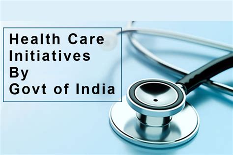 Popular Healthcare Initiatives By Government Of India