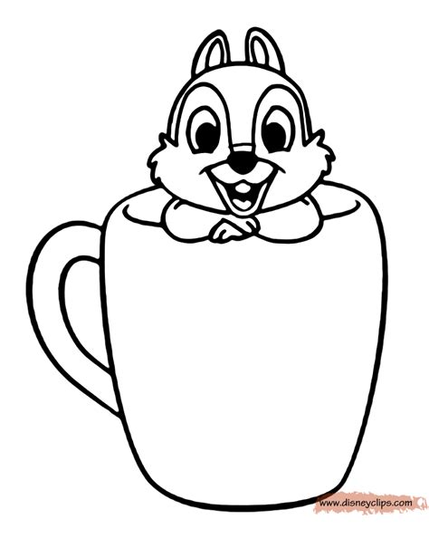 Chip And Dale Coloring Pages