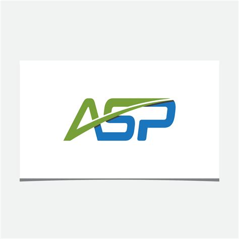 vector de diseño de logotipo inicial asp 7096031 Vector en Vecteezy