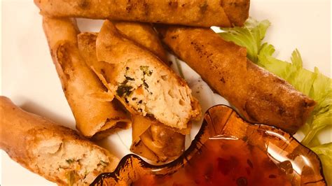 How to make a delicious CHICKEN LUMPIA / CHICKEN LUMPIANG SHANGHAI ...