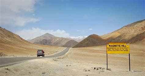 Magnetic Hill in Ladakh, India | Information In