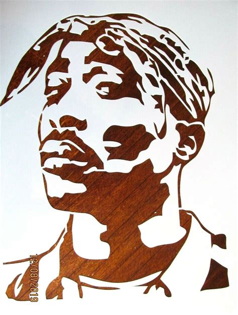 2pac Stencil