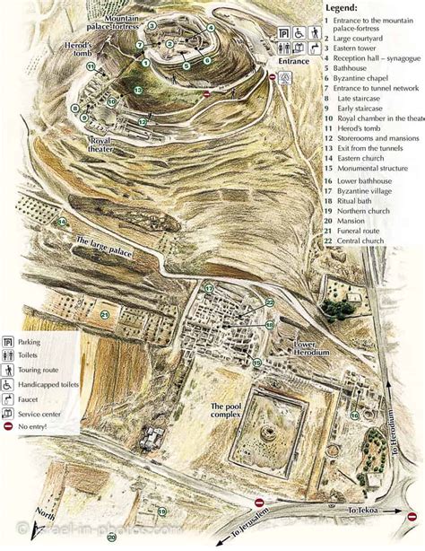 Herodium (Herodion) National Park - Full Guide - Herod`s Palace in Desert