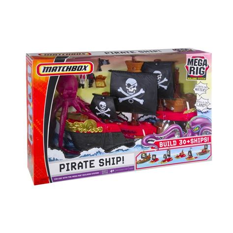 Buy Matchbox Mega Rig Pirate Ship at Mighty Ape NZ