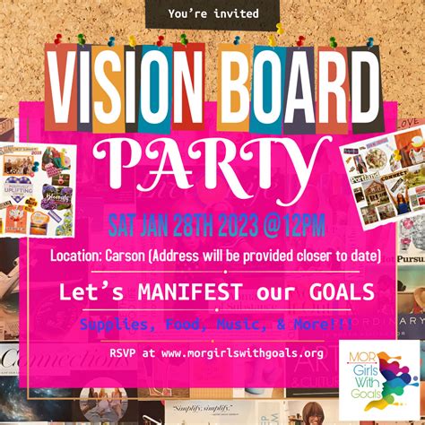 2023 Vision Board Party | Mor Girls with Goals