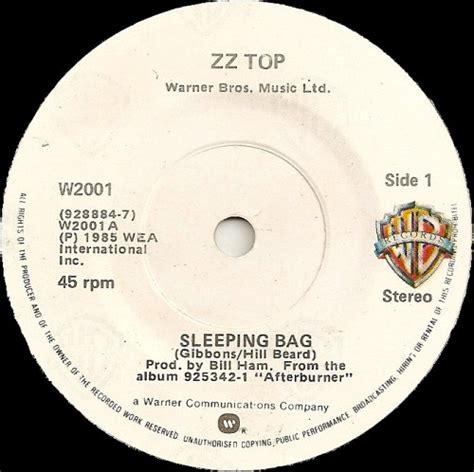 ZZ Top - Sleeping Bag (1985, Vinyl) | Discogs