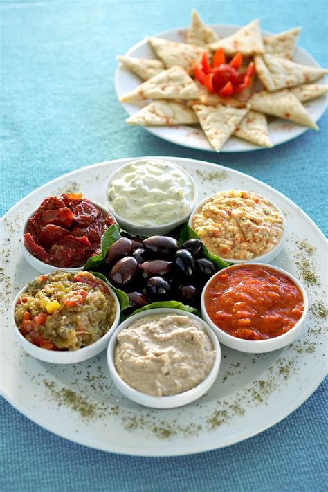 Mediterranean Meze, the best selection of dips to enjoy along a glass of wine or ouzo! | Greek ...