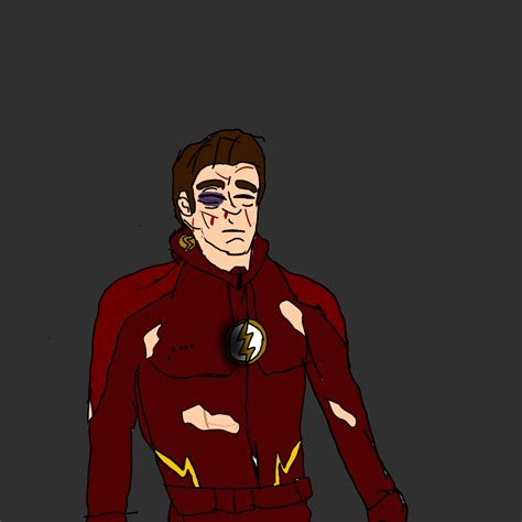 The Flash After fighting Zoom Drawinh : FlashTV