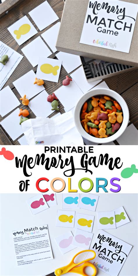 The Life of Jennifer Dawn: Printable: Color Memory Games