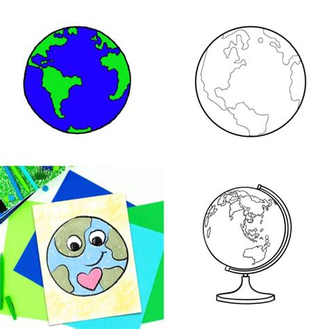 Simple Earth Drawing