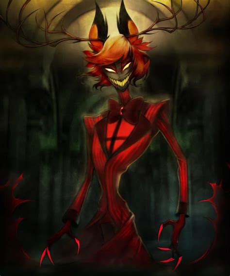 Just... Alastor BY Miyuki-fanarts on deviantart : HazbinHotel | Monster hotel, Hotel art, Hotel