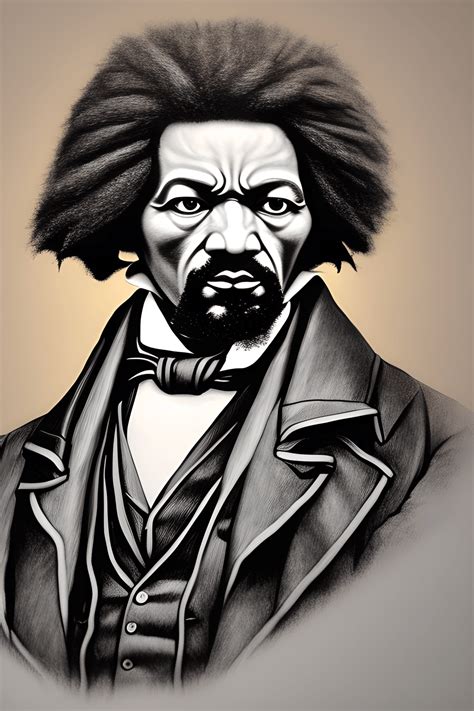 Frederick Douglass in Costume · Creative Fabrica