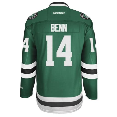 Reebok Jamie Benn Dallas Stars Premier Player Jersey - Green - Shop.NHL.com