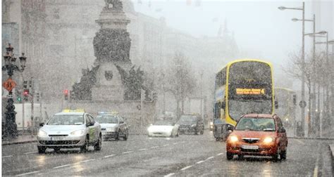 Wintry weather on O'Connell Street in Dublin. Photograph: Bryan O'Brien/The Irish Times | Dublin ...