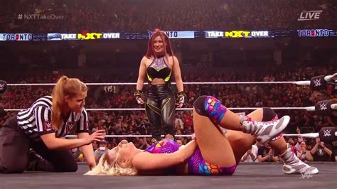 NXT Takeover Toronto: Io Shirai Defeated Candice Le Rae - ITN WWE