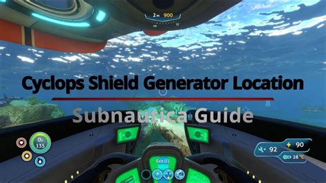 Subnautica cyclops shield generator - jesinfo