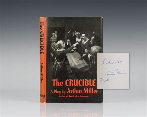 The Crucible Arthur Miller First Edition Signed Rare book