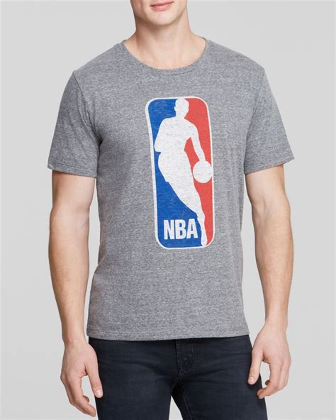 Junk Food Charcoal Nba Logo Tee in Steel (Gray) for Men - Lyst