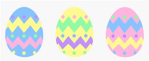 Pastel Easter Egg Clipart - Pastel Coloured Easter Eggs, HD Png Download , Transparent Png Image ...