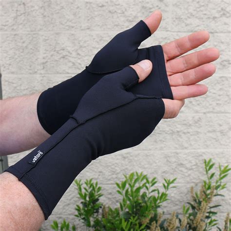 Infrared Fingerless Mitten Gloves - Light Hand Support for Pain Relief – Gloves for Therapy by ...