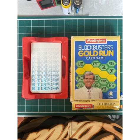 Waddingtons Blockbusters Gold Run Card Game Preloved Vintage | Shopee Philippines