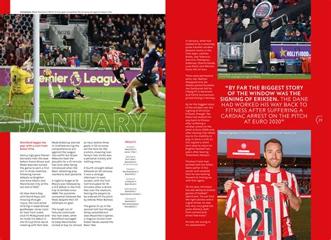 2022 review in Tottenham programme | Brentford FC