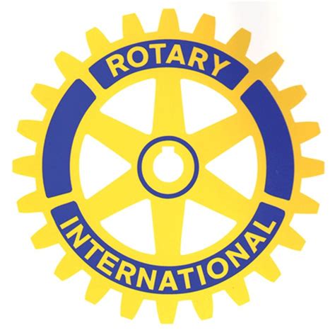 Rotary International yellow Logo drawing free image download
