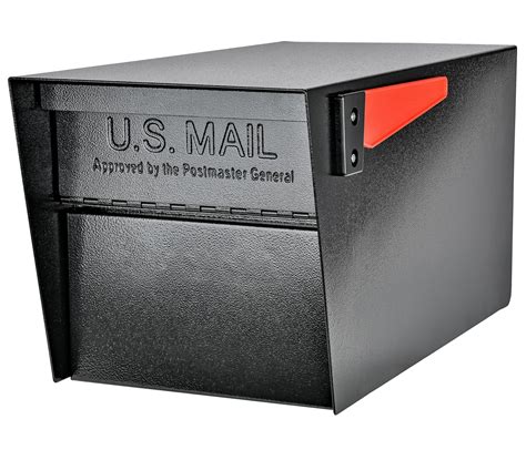 Rear Access Locking Mailbox with Secure Drop Door