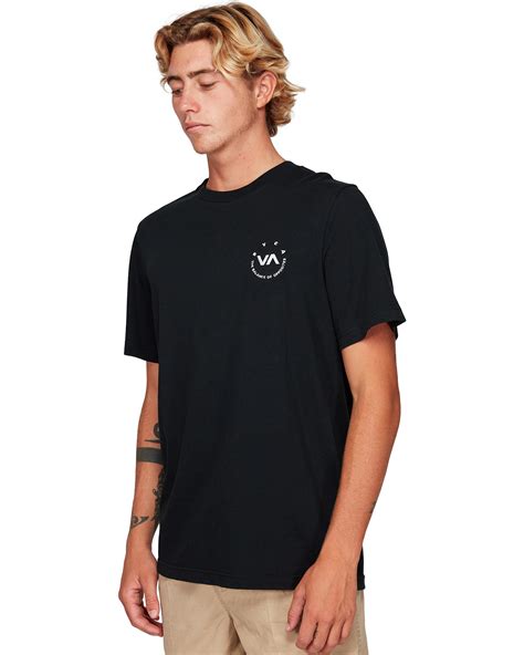 Rvca Coastal Ss Tee - Black | SurfStitch