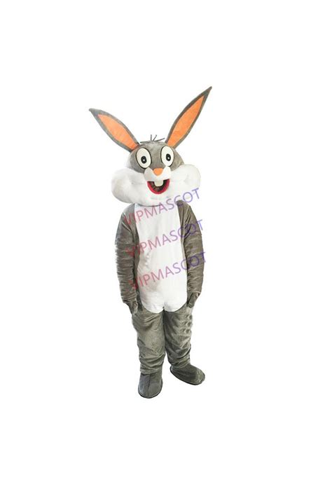 Bugs Bunny Mascot Costume Fancy Dress Easter carnival costume Performance Prop Outfit