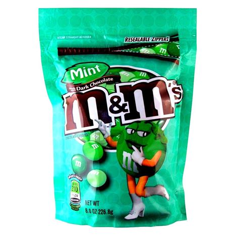 6 bags M&Ms Dark Chocolate Mint Bulk Custom vending Machine, party, candy buffet Candy Fresh New ...