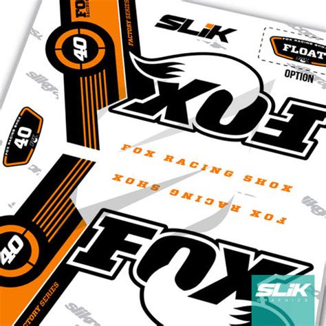 Yeti Colorado Edition Decal Kit for Fox Forks - Slik Graphics