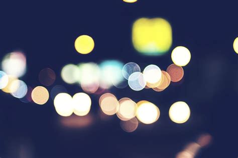 Bokeh street lights, cars and | Free Photo - rawpixel