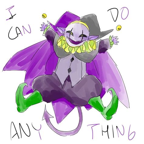 Deltarune - Jevil by SpitLeon on DeviantArt