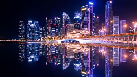 Singapore City Skyline 4k world wallpapers, skyline wallpapers ...