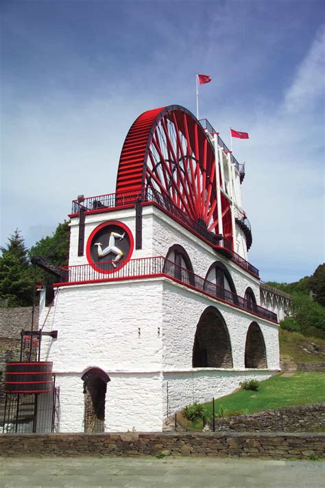 The Great Laxey Wheel - Queeyl Vooar Laksey : Manx National Heritage