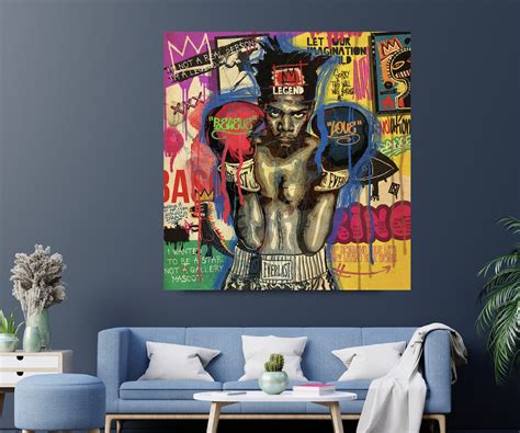 Jean Michel Basquiat urban art graffiti art print basquiat | Etsy