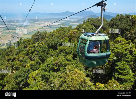 Skyrail Rainforest Cableway. Cairns, Queensland, Australia Stock Photo ...