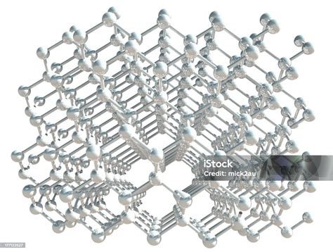 Diamond 3d Chemical Structure Stock Photo - Download Image Now - Chemistry, Diamond - Gemstone ...