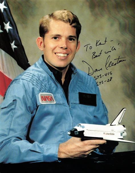 ASTRONAUT DAVID LEESTMA SIGNED NASA PHOTOGRAPH + COA