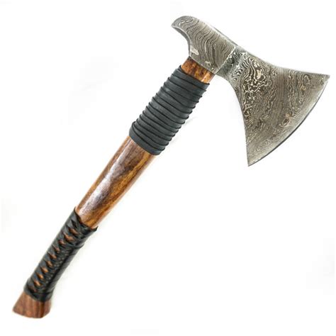 Viking Ax / Battle Ax-Handmade High Carbon Damascus Steel Ax / Axe - Battling Blades