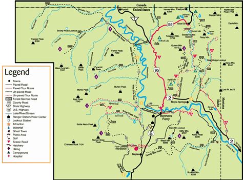 The Ruby Ridge Trial : Maps