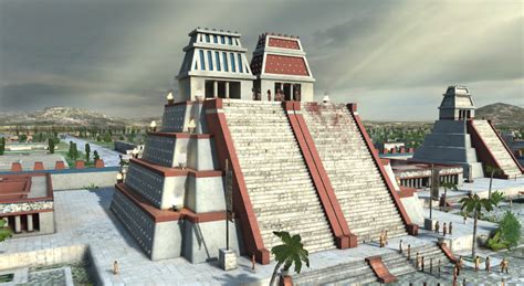 Tenochtitlan (15th century) - 3D scene - Mozaik Digital Education and Learning