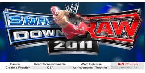 WWE SmackDown vs. Raw 2011 - ps3 - Walkthrough and Guide - Page 1 - GameSpy