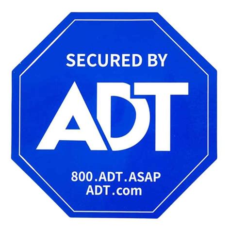 ADT Security Alarm Warning Stickers Home Security | Defense Divas®